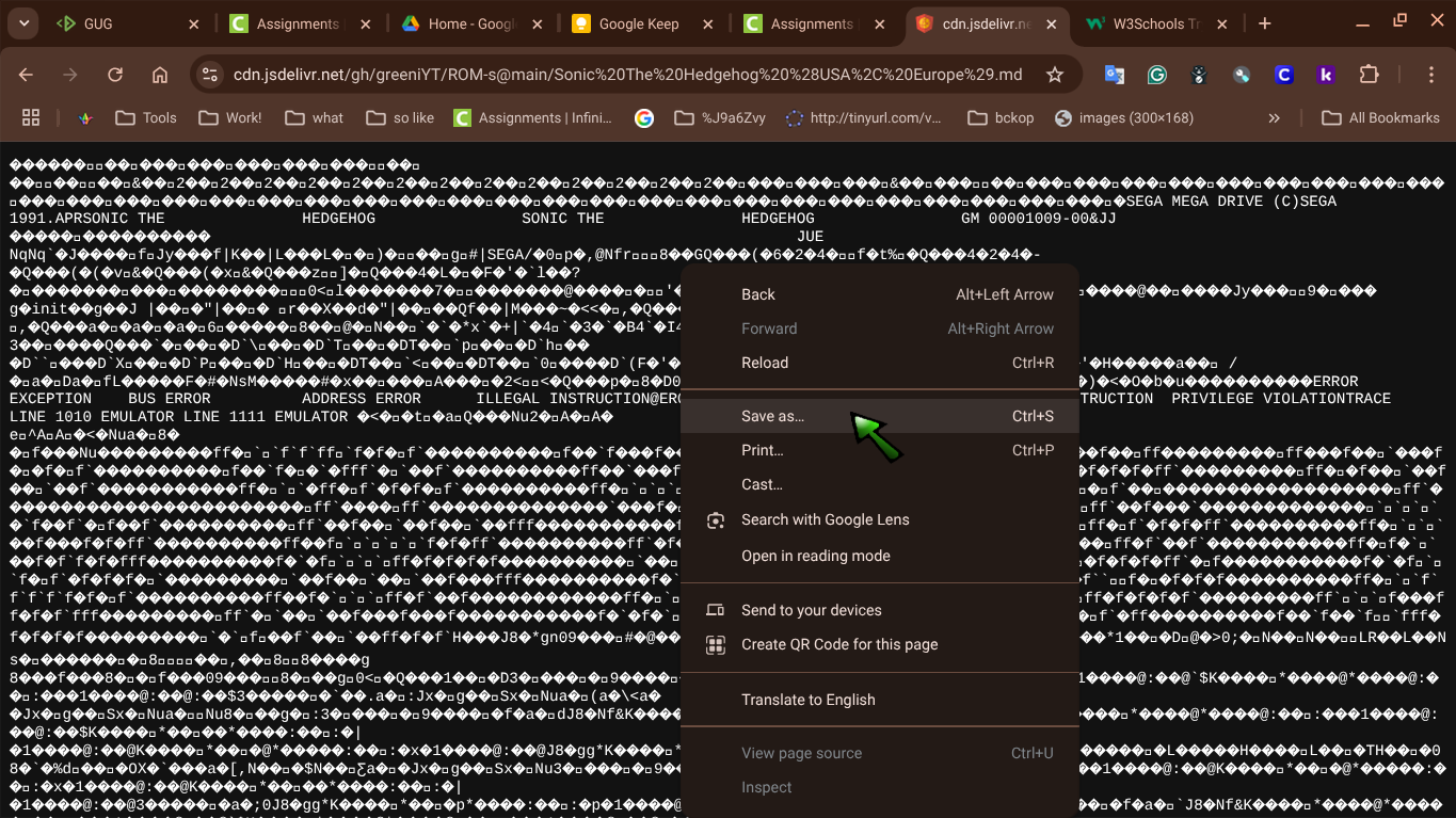 screenshot of save as dialog